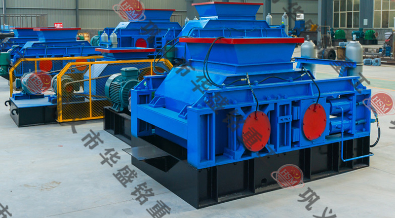鵝卵石大型液壓對輥破碎機